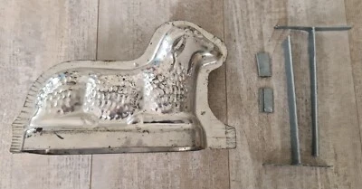Osterlamm Backform - Lamm Blech Form ca. 23cm - Vintage #2 - Bild 1 von 4