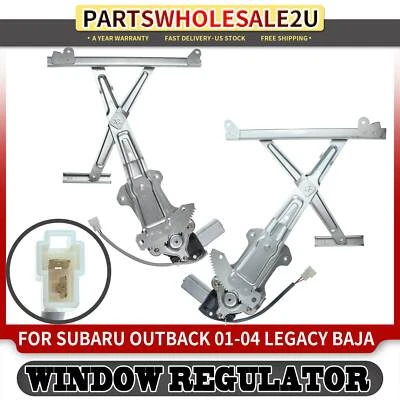 2 задних регулятора стеклоподъемника левая и правая с двигателем для Subaru Legacy Outback Baja - Изображение 1 из 4