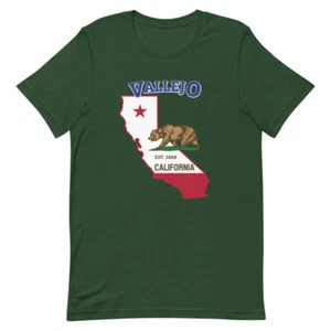 Vallejo California Home Town Pride Native City-State Souvenir Tee T-Shirt - Picture 1 of 15
