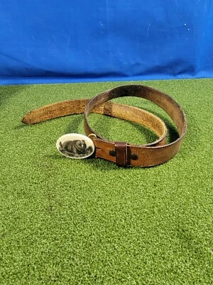 Bianchi 44  B8 leather belt - Image 1 of 4