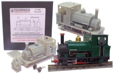 Fourdees Peckett Steam Locomotive 'Secunda' 009 / OO9 Kit for Kato chassis - Image 1 of 4
