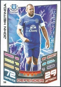 TOPPS MATCH ATTAX 2012-13- #058-EVERTON-JOHN HEITINGA - Picture 1 of 1