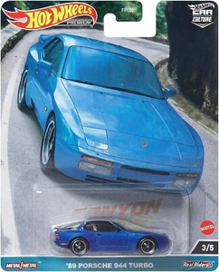 Hot Wheels Car Culture Canyon Warriors '89 Porsche 944 Turbo Diecast Auto 1/64 - Bild 1 von 4