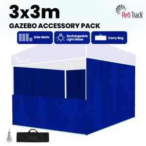 RED TRACK Accessory Pack for 3x3m Navy Blue Gazebo includes Walls Bag LED Light - Picture 1 of 6