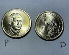2014 P&D Calvin Coolidge pièces présidentielles d'un dollar 2 pièces américaines comme neuf