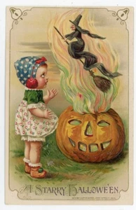 Halloween Winsch Girl JOL Black Witch Frexias - Picture 1 of 2