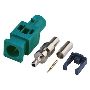 Fakra Male Aerial Adaptor Adapter Antenna Repair Connector Crimp for RG316 RG174 - Picture 1 of 2