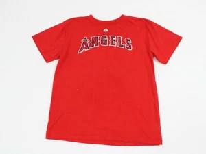 Majestic Albert Pujols Shirt Boys Size XL MLB Los Angeles Angels Red Youth - Picture 1 of 5
