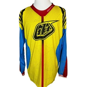 Troy Lee Motocross Racing Jersey Mens XXL Racing Long Sleeve Padded Elbows - Picture 1 of 13