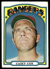 1972 Topps #231 Casey Cox See Scan