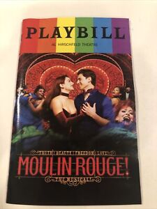 Moulin Rouge Playbill Pride Edition June 2023 AL Hirschfeld Theater