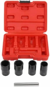 1/2 in Twist Socket Tool Set For Damaged Worn Lug Nut and Lock Remove SAE&METRIC - Picture 1 of 2