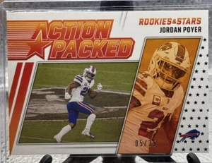 2021 Panini Rookies & Stars Jordan Poyer AP-20 Action Packed Purple /35 Bills - Bild 1 von 2