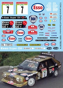 1/24Decals per  Lancia Delta S4 Grifone  Rally Sanremo 1986  TBD874 - Foto 1 di 1