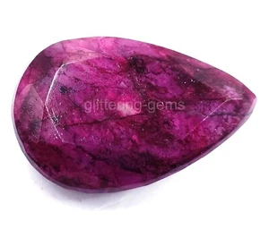 Big Red Ruby Africa Natural 351 Ct IGL Pear Shape Certified Loose Gemstone 5JSM - Bild 1 von 7
