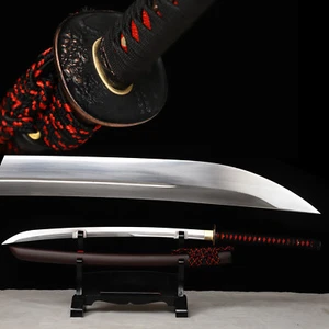 Nagamaki 117 cm JP Naginata Katana Espada Latón Tsuba Full Tang Navaja Afilada - Imagen 1 de 13