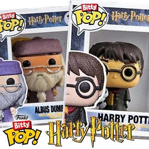 Harry Potter Funko Bitty Pops! *SCEGLI IL TUO* Ron Hermione Silente Hagrid - Foto 1 di 5