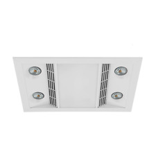 Eglo Inferno 3-in-1 Bathroom Exhaust Fan, Heater & Light | WHITE | NEW