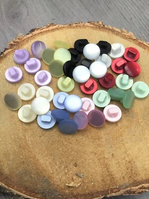 10mm Smartie Buttons for Childrens Cardigans, Baby Clothing Assorted Colours - Image 1 of 4