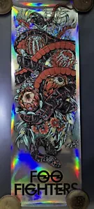 Poster FOO FIGHTERS MELBOURNE 2023 RHYS COOPER AP Foil #/50 Vedi foto - Foto 1 di 3