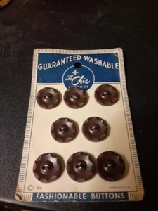 Vintage Le Chic Set 8 Knöpfe  - Bild 1 von 1