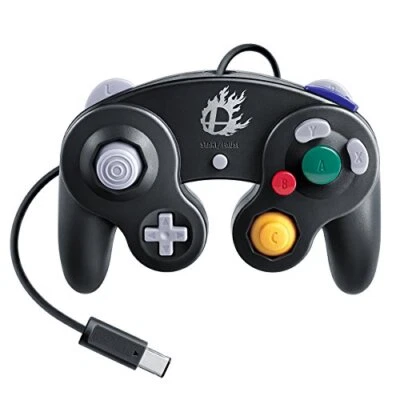 NEW Nintendo GameCube Controller WII U Super Smash Bros. Black Japan Import - Image 1 of 3