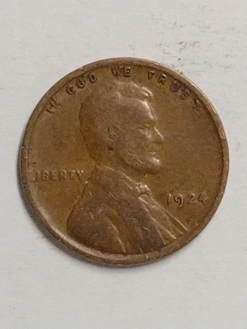 1924 S Lincoln Wheat Penny #08 Cover