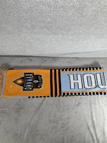 Houston Texas Dynamo Orange and Blue Soft Winter Scarf Neck Blanket Cover