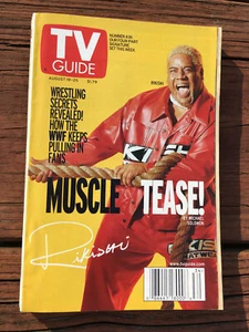 WWF WWE Rikishi WRESTLING SECRETS AUG 19-25 2000 TV GUIDE  - Picture 1 of 4