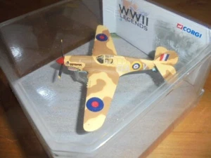 CORGI AA35204 1/72 P-40 KITTYHAWK MK.1 RAF 112 SQN NEVILLE DUKE ACE LIBIA 1943 - Imagen 1 de 7