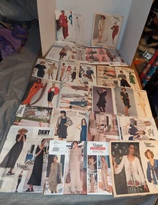 Lot Of 22 Vogue Sewing Patterns All Uncut Designer Styles & Vogue Vintage - Picture 1 of 8