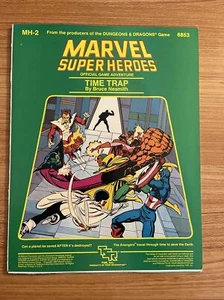 Cover und Karte aus Time Trap - Marvel Super Heroes - TSR 6853 MH-2 - Bild 1 von 5