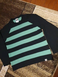 Carhartt 100% Merino gestreifter Unisex Pullover, Gr. M? - Bild 1 von 12