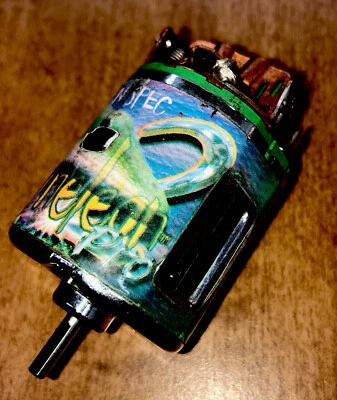 VINTAGE  TRINITY CHAMELEON PRO TEAM DYNO TUNED19 SPEC BRUSHED MOTOR - Image 1 of 4