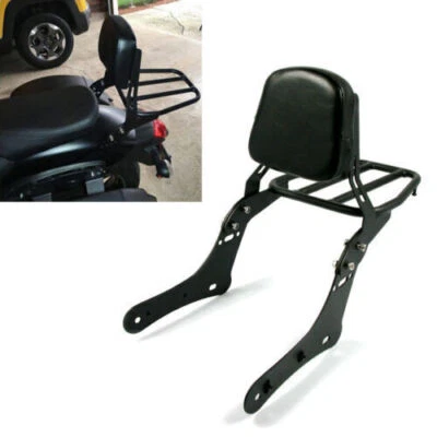 Respaldo barra Sissy con portaequipajes para Kawasaki Vulcan S 650 VN650 2015-2022 Foto 1 de 4