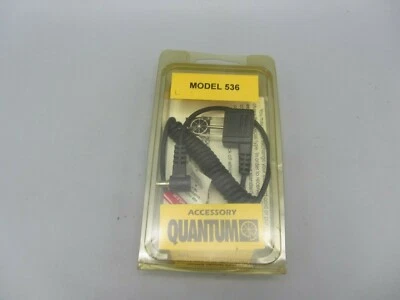 Quantum Model 536 Cable / Cord 18" .5m Coiled Sync For Radio Slave 505S Sender - Image 1 of 3