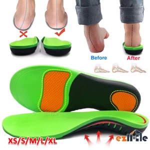 Flat Foot Arch Support Insert Orthotic Insoles Fasciitis High Plantar Feet Pad - Picture 1 of 17