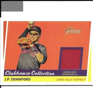 2016 Topps Heritage Minor League Edition - Clubhouse Collection Relics... - Picture 1 of 1