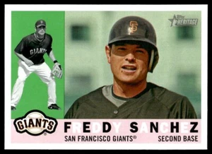 2009 Topps Heritage Freddy Sanchez San Francisco Giants #661 - Picture 1 of 2