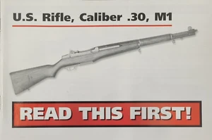 U.S. Rifle, Caliber .30, M1 Garand Instruction Manual - Picture 1 of 2