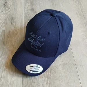 Salesforce Connections Hat Snapback Cap Lets Get Digital Blue Adjustable Strap - Picture 1 of 12