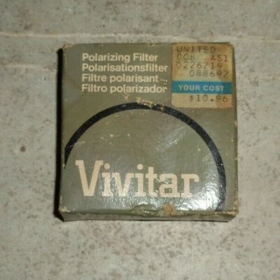 Vivitar Polarizing SLR Camera Lens Filter 49mm with Hard Case POL 0226219 ** - Image 1 of 2