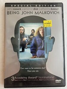 Being John Malkovich (Dvd, 2000, Special Edition, w/Insert) John Cusack