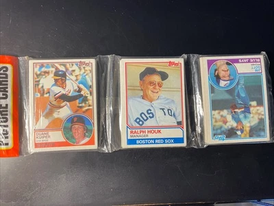 1983 TOPPS BASEBALL FECHADO VIOLONCELO RACK PACK HEADER! GWYNN RC?? - JBKB - Imagem 1 de 4