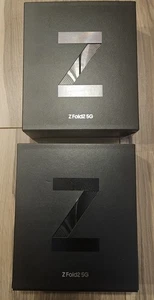 2 (DEUX) BOITES vides téléphone Samsung Galaxy Z Fold2 5G bronze ou noir (sans téléphone) - Photo 1 sur 6