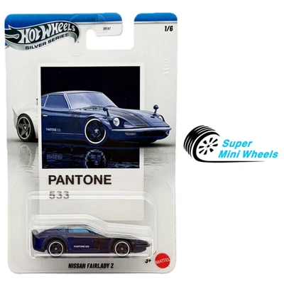 Hot Wheels 1:64 Pantone Nissan Fairlady Z Azul - Serie Plata 2025 Foto 1 de 2
