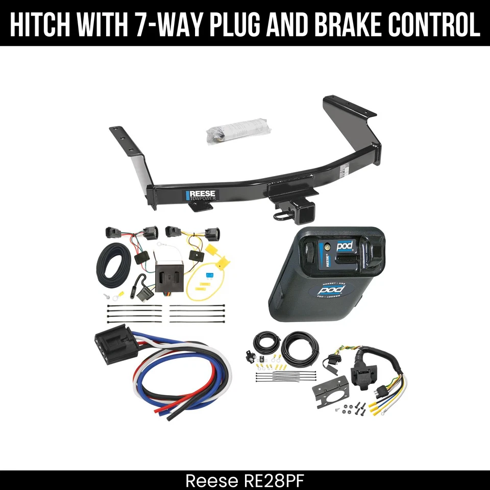 Управление тормозом буксировки PKG+ для 07–12 Dodge Nitro все модели 44559 приемник 2 дюйма - Изображение 1 из 4