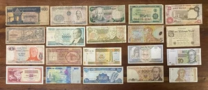 Lot Of 20 Banknotes All Different (Ref: L-104) - Picture 1 of 1