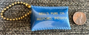 Keychain Bells Pure Oil Milford, Indiana Keychain Advertising - Bild 1 von 4