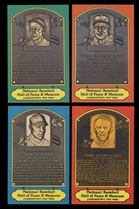 COLLECTION - 89 DIFFERENT HALL OF FAME PLAQUE POSTCARDS - Picture 1 of 2